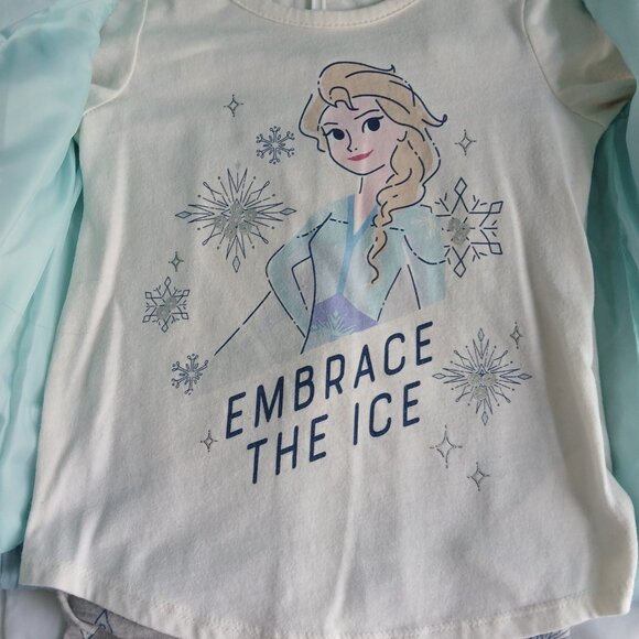 Disney Frozen Elsa 3 piece outfit set Size 3T - Picture 3 of 5